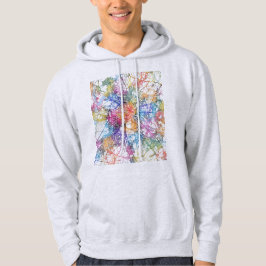 Berlin Germany City Map Hoodie