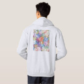 Berlin Germany City Map Hoodie (Achterkant volledig)