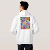 Berlin Germany City Map Hoodie (Achterkant volledig)