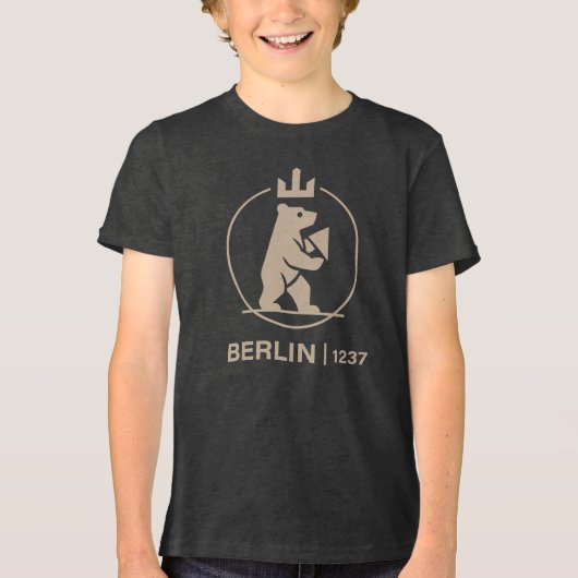 Berlin Germany Europe Tri-Blend Shirt (Voorkant)