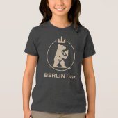 Berlin Germany Europe Tri-Blend Shirt (Voorkant)