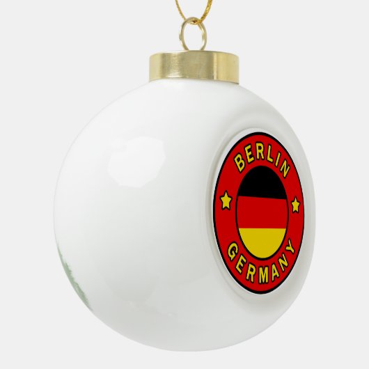 Berlin Germany Keramische Bal Ornament (Links)