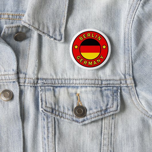 Berlin Germany Ronde Button 5,7 Cm (In situ)
