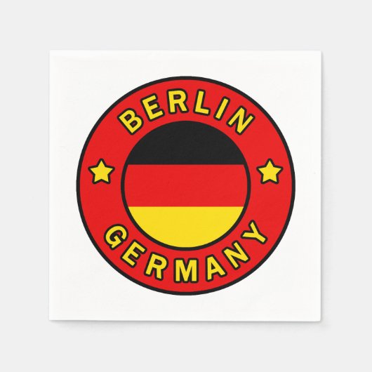 Berlin Germany Servet (Voorkant)