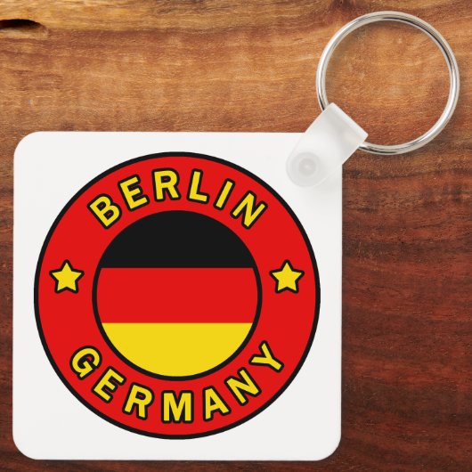 Berlin Germany Sleutelhanger (Achterkant)
