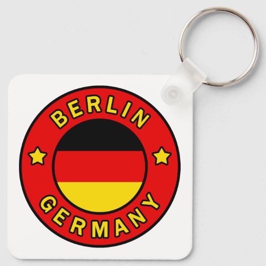 Berlin Germany Sleutelhanger (Achterkant)