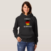 Berlin Germany Vintage Germany Flag Map Hoodie (Voorkant volledig)