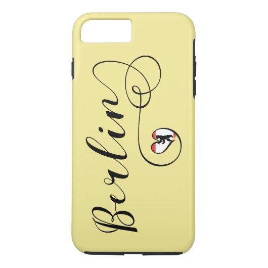Berlin Heart Cell Phone Case, Duitsland Case-Mate iPhone Case (Achterkant)