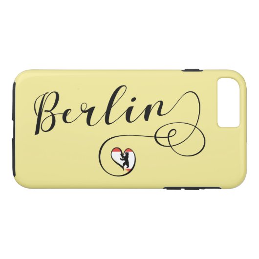 Berlin Heart Cell Phone Case, Duitsland Case-Mate iPhone Case (Achterkant (Horizontaal))