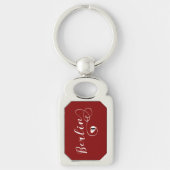 Berlin Heart Keyring, Duitsland Sleutelhanger (Voorkant)