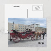 Berlin Horse and Buggy Briefkaart (Voorkant / Achterkant)