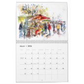 Berlin in Watercolor – Art Calendar 2026 Kalender (Mar 2026)