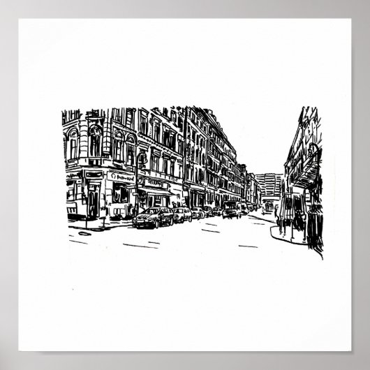 Berlin Kreuzberg Poster (Voorkant)