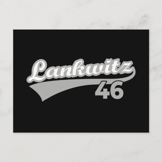 Berlin Lankwitz 46 Classic City Number  Briefkaart (Voorkant)