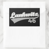 Berlin Lankwitz 46 Classic City Nummer Rechthoekige Sticker (Tas)