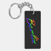 Berlin | LGBTQ+ Pride Sleutelhanger (Voorkant Links)