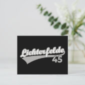 Berlin Lichterfelde 45 City Logo Nummer Briefkaart (Staand voorkant)