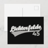 Berlin Lichterfelde 45 City Logo Nummer Briefkaart (Voorkant / Achterkant)