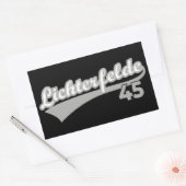Berlin Lichterfelde 45 City Logo Nummer Rechthoekige Sticker (Envelop)