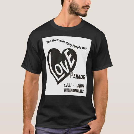 Berlin Love Parade 1989 T-shirt (Voorkant)