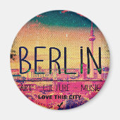 Berlin, Love This City series, circle Magneet (Voorkant)
