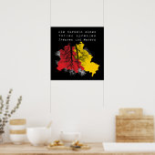 Berlin Mauerfall Poster (Keuken)