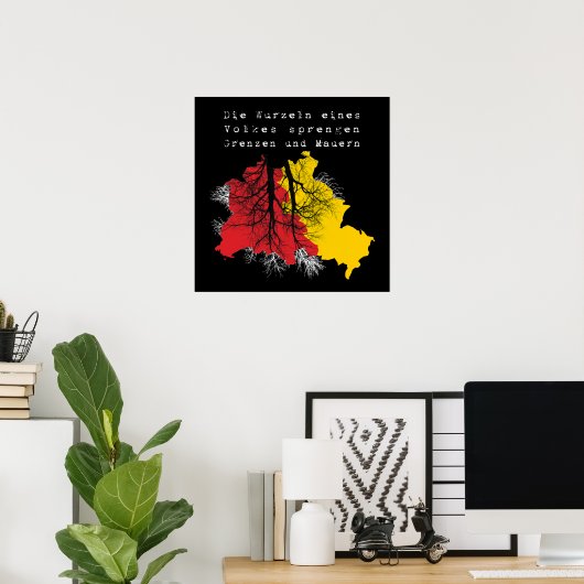 Berlin Mauerfall Poster (Thuiskantoor)
