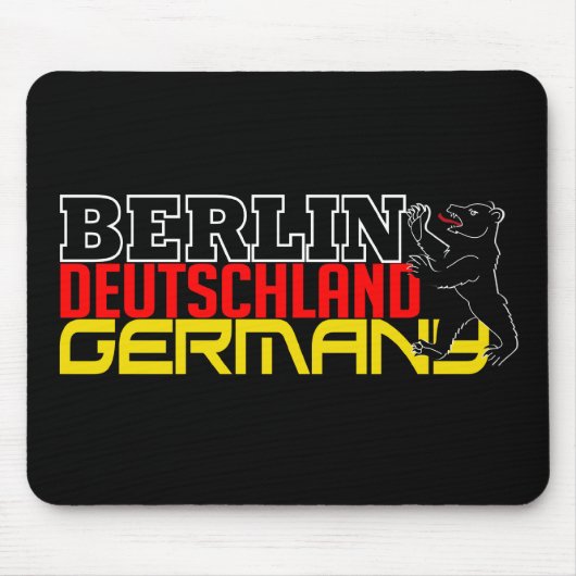 BERLIN mousepad Muismat (Voorkant)