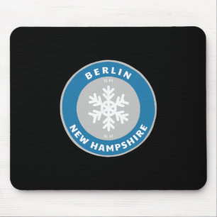 Berlin New Hampshire NE Winter Sneeuw Sneeuwvlok S Muismat
