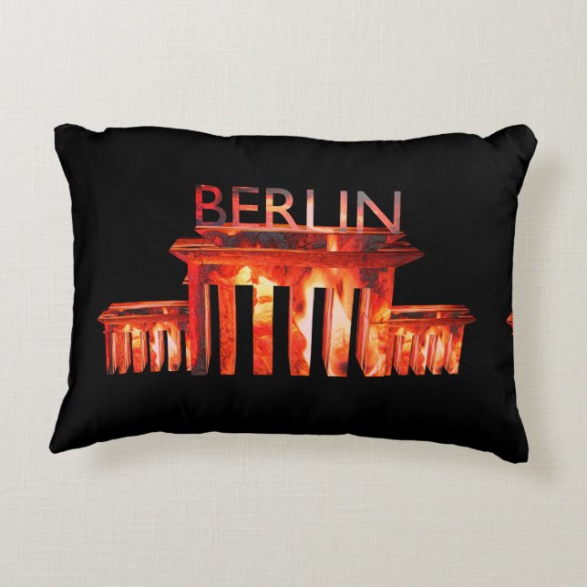 Berlin Nightlife Decoratief Kussen (Achterkant)