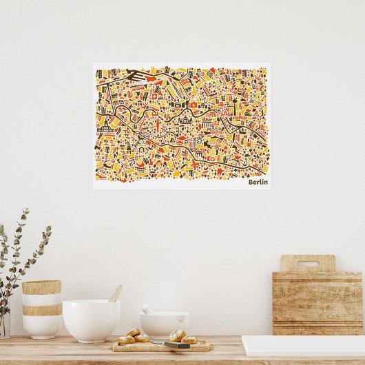 Berlin Poster (Keuken)