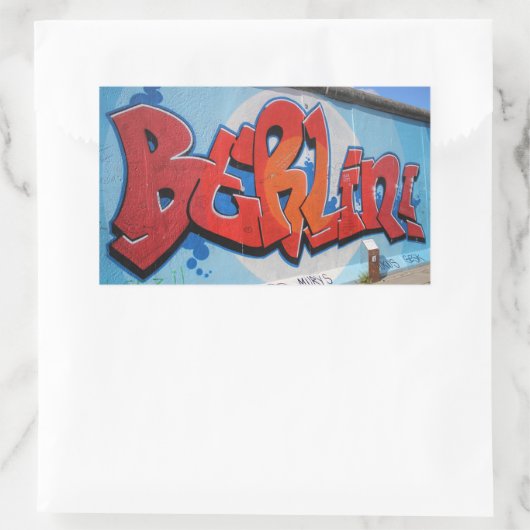Berlin Rechthoekige Sticker (Tas)