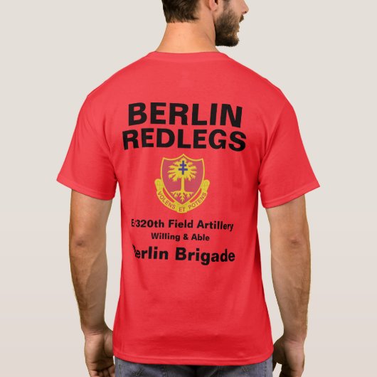 Berlin Redleg Shirt (Achterkant)