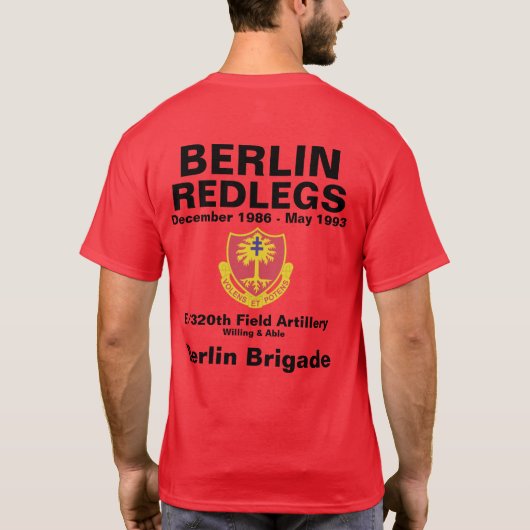 Berlin Redleg Shirt (Achterkant)
