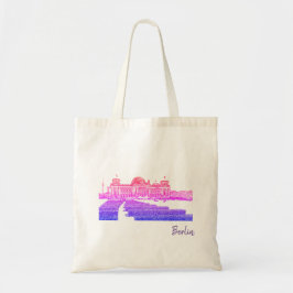 Berlin Reichstag Duits parlement Schetsen Canvas t Tote Bag