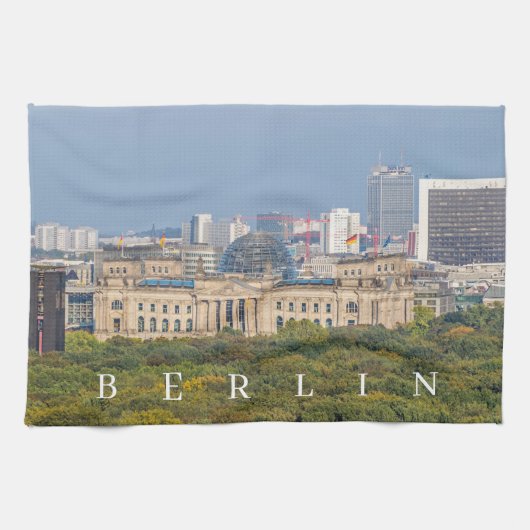 Berlin Reichstag uitzicht theedoek (Horizontaal)