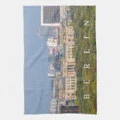 Berlin Reichstag uitzicht theedoek (Verticaal)