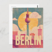 Berlin retro briefkaart (Voorkant / Achterkant)