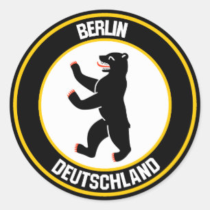 Berlin Round Emblem Ronde Sticker