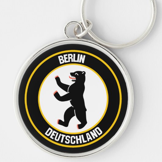 Berlin Round Emblem Sleutelhanger (Voorkant)