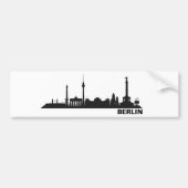 Berlin Skyline Aufkleber Bumpersticker (Voorkant)