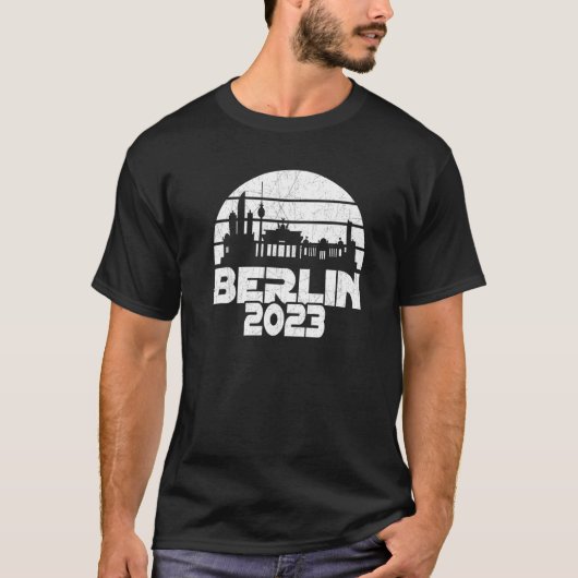 Berlin skyline Germany design Berlin 2023 T-shirt (Voorkant)
