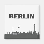 Berlin Skyline Kühlschrank Magnet (Voorkant)