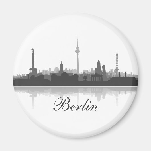Berlin Skyline Kühlschrank Magnet (Voorkant)