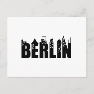 Berlin Skyline Skyscrapers City Briefkaart