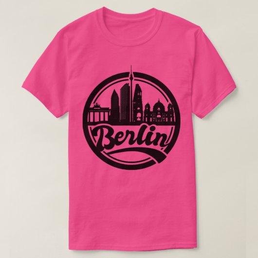 Berlin Skyline T-shirt (Design voorkant)