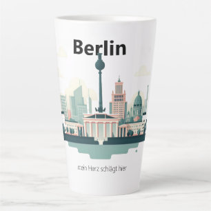 Berlin Skyline Tasse – Heimatliebe Pur Latte Mok
