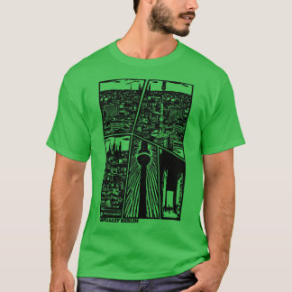 Berlin SkylineStyle Creëer door AI T-shirt