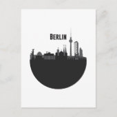 Berlin Stadt Silhouette Briefkaart (Voorkant)