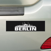 Berlin Stadt Skyline - Autoaufkleber Bumpersticker (Op auto)